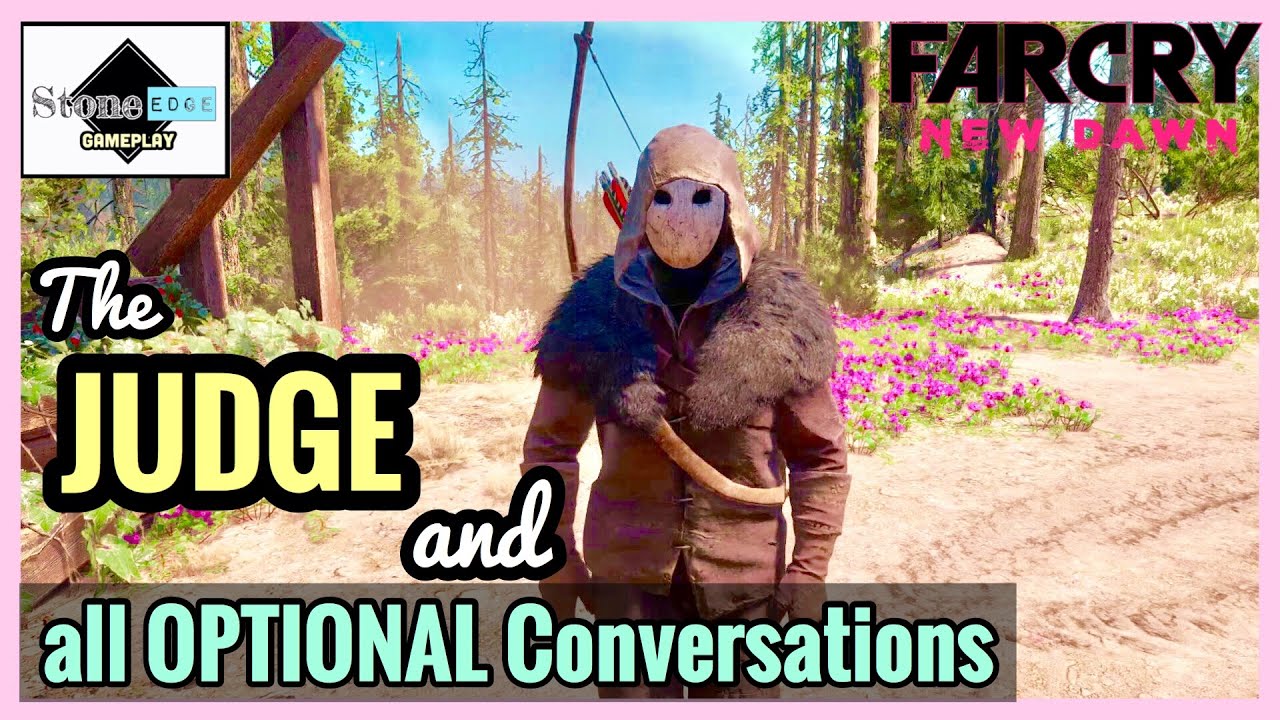 Far Cry New Dawn - The JUDGE Talks To All GUNS FOR HIRE / COMPANIONS