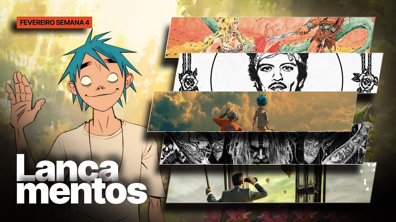 Gorillaz, Bruno Mars, Rob Zombie e mais 4 - Lançamentos Fevereiro 2026 Semana 4