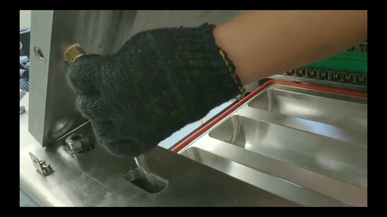 How to change packing mold of flexible thermoforming packing machine DLZ.