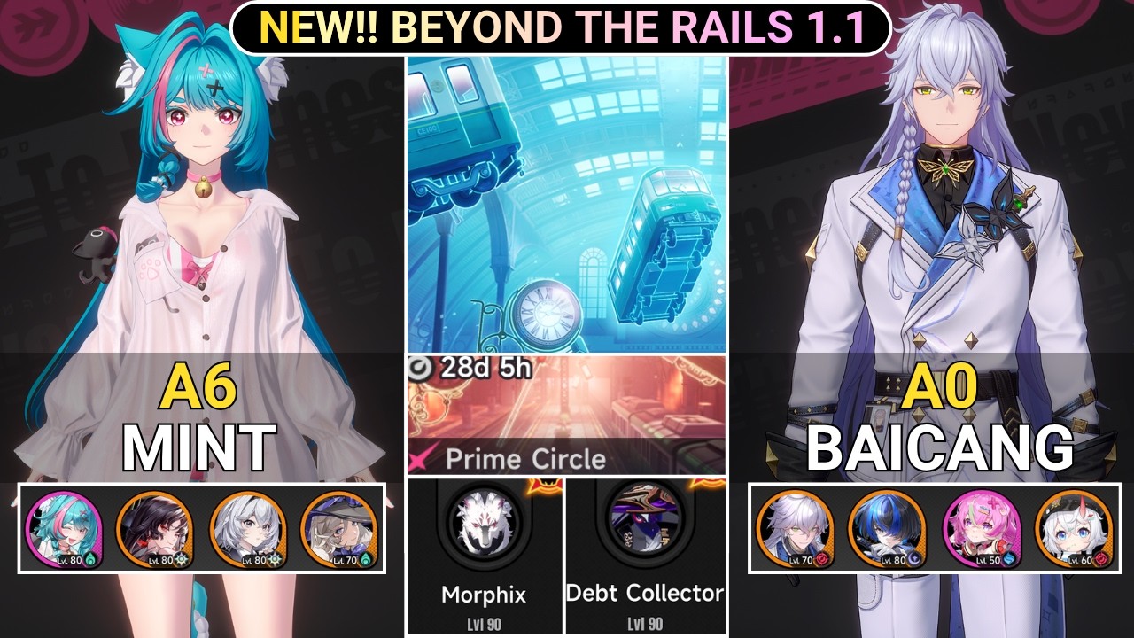 NEW BTR RESET! A6 Mint & A0 Baicang all f2p weapons | Beyond The Rails NTE 1.1