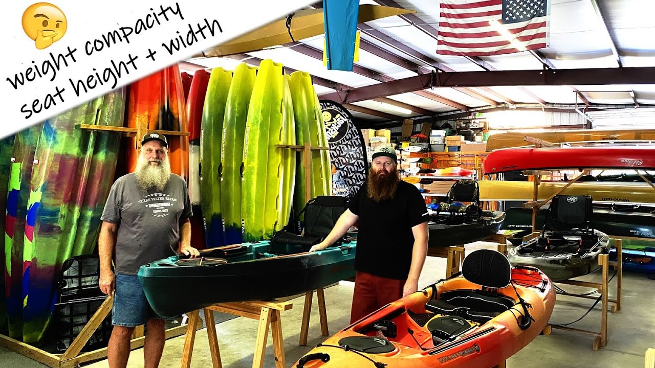 Big Guys Talk: Kayak weight compacity, total gear weight, and seats