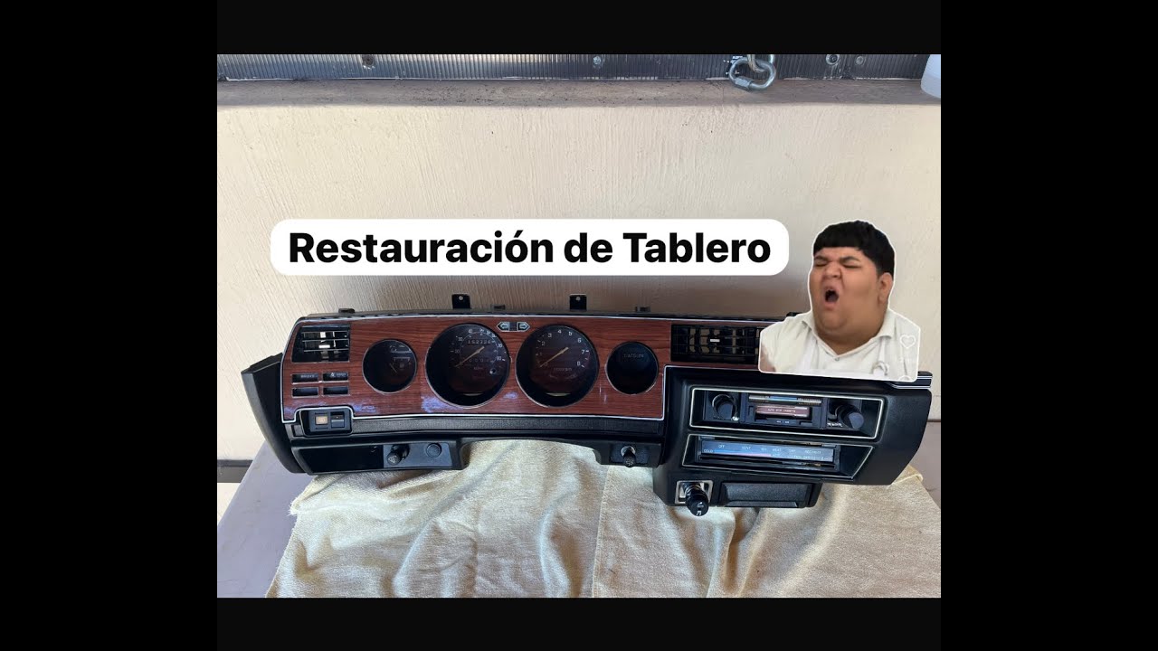 #datsun #restoration Restauracion de Tablero Datsun 210