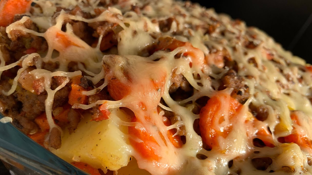 Gratin de pomme de terre à la viande hachée