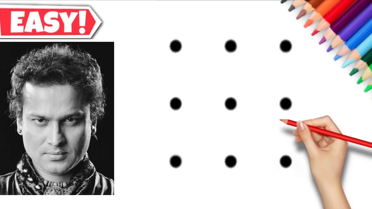 Dots turns into Zubeen Garg drawing