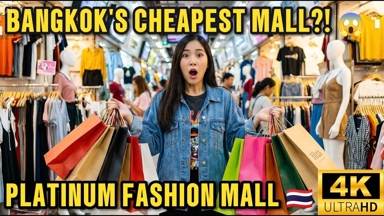 🔥 Bangkok’s CHEAPEST Wholesale Mall?! 😱 Platinum Fashion Mall 2026 [4K]