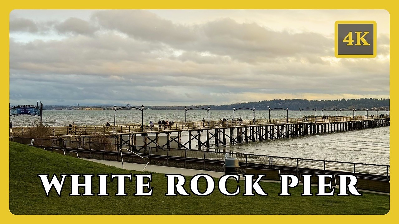 Canada’s Longest Pier 🇨🇦 | White Rock, British Columbia | 4K Walking Tour