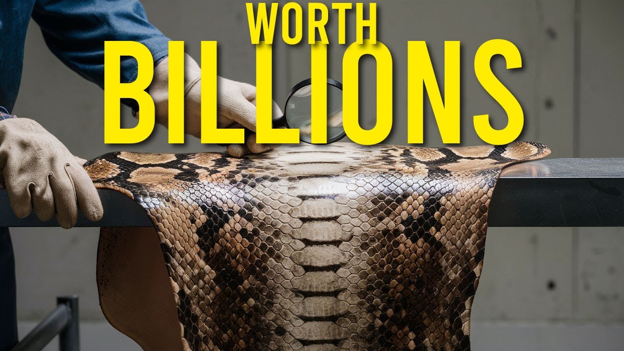 Inside the Snake Skin Factory - How Leather is Made from Snakes 🐍👜