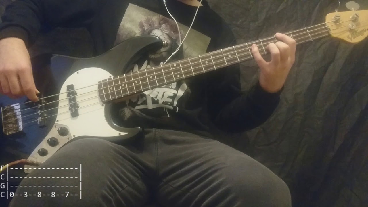 Three Days Grace - Riot Bass Cover (Tabs)