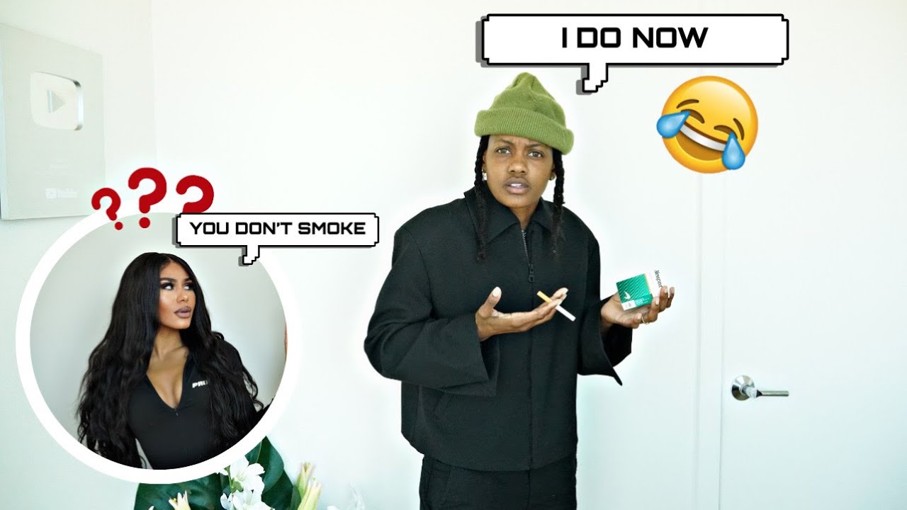 CIGARETTE PRANK ON MY WIFE (GONE WRONG)