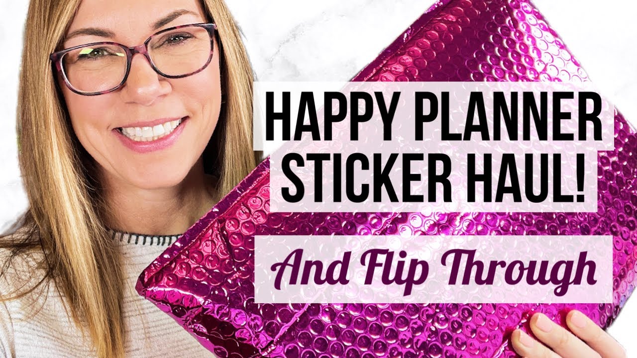 Unboxing my Happy Planner Order & Flipping Through 10 New Sticker Books! Fall 2023 Release Haul