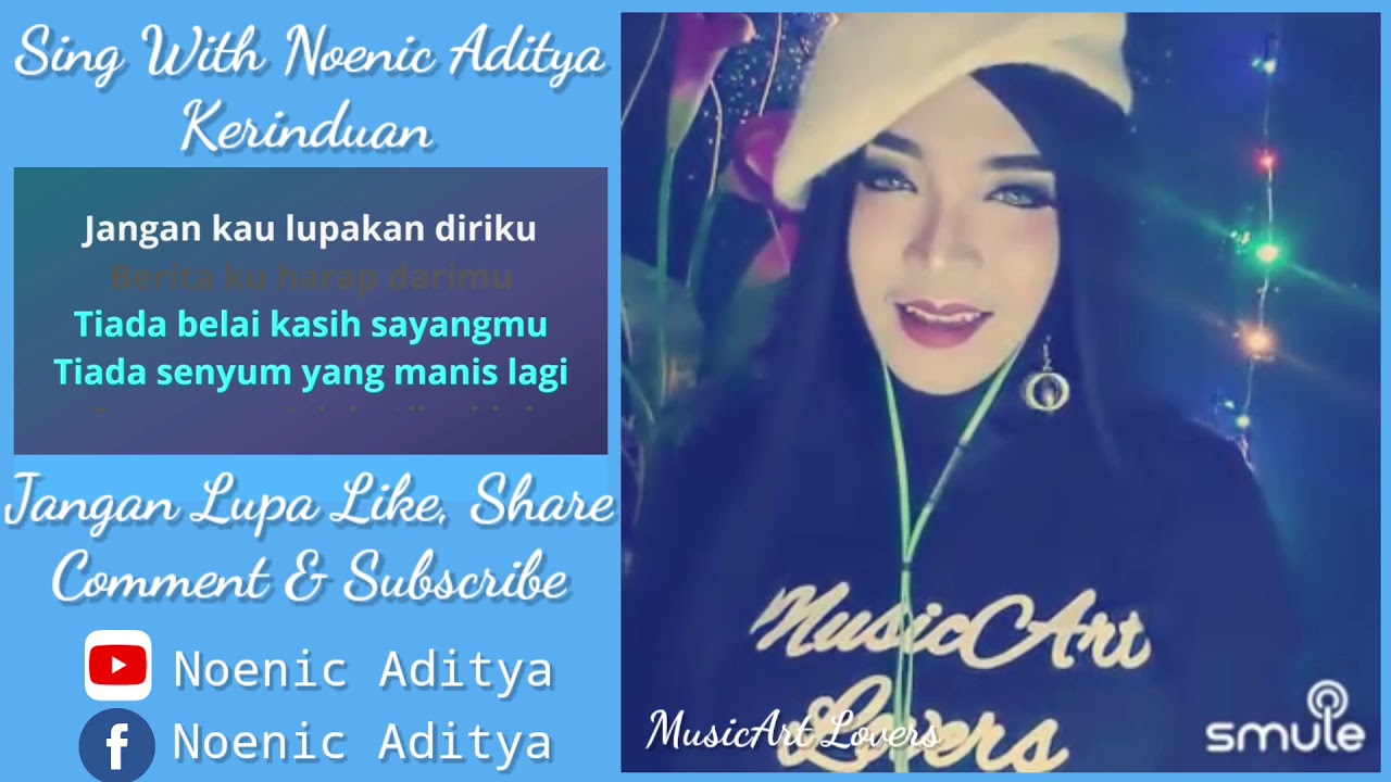 Kerinduan - Bob Tutupoli (Karaoke Duet) Sing With Noenic Aditya