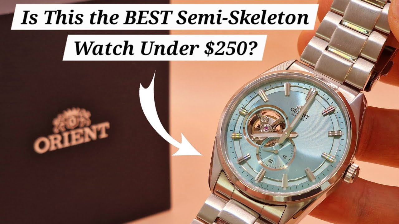 Orient Semi-Skeleton &ndash; Прекрасный бирюзовый циферблат ⌚✨