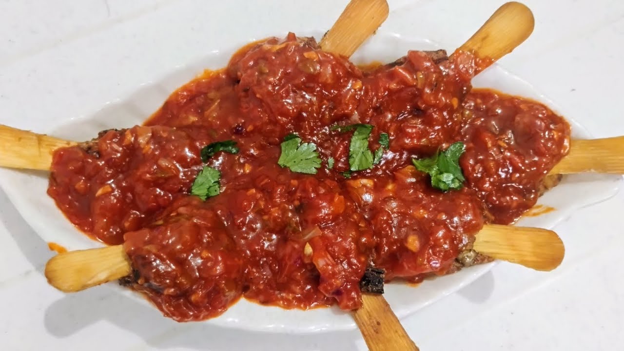 Veg lolipop with gravey, perfect for evening snacks!