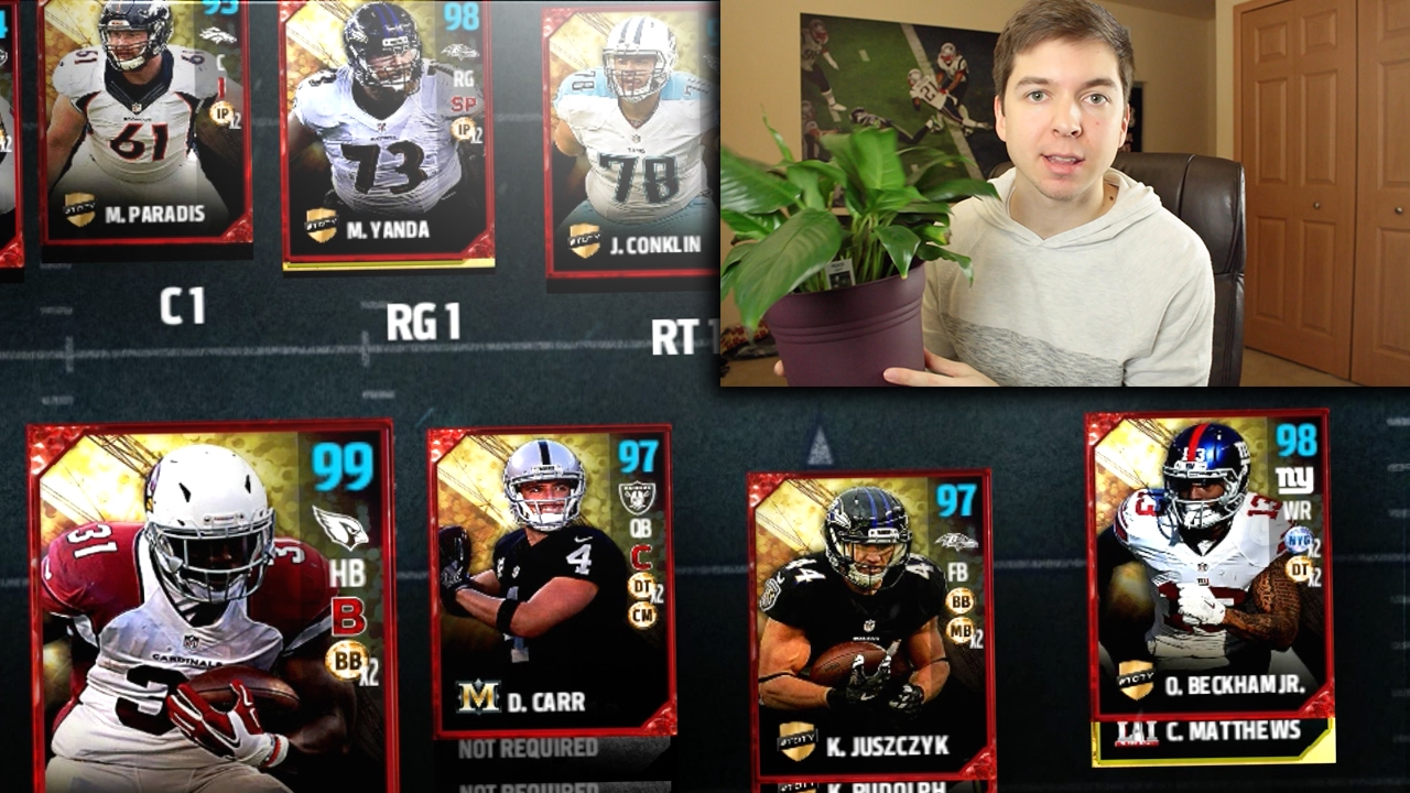 THREE 99 OVERALLS!! ROAD TO THE SUPER BOWL #1  - MADDEN 17 ULTIMATE TEAM