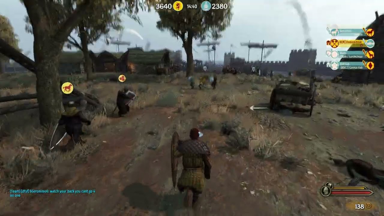 Mount & Blade II Bannerlord - Online Battle 82 People - Vlandia vs Khuzait 2k 60fps