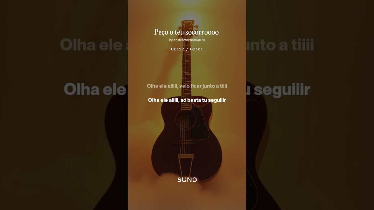 Eu peço o teu socorro 