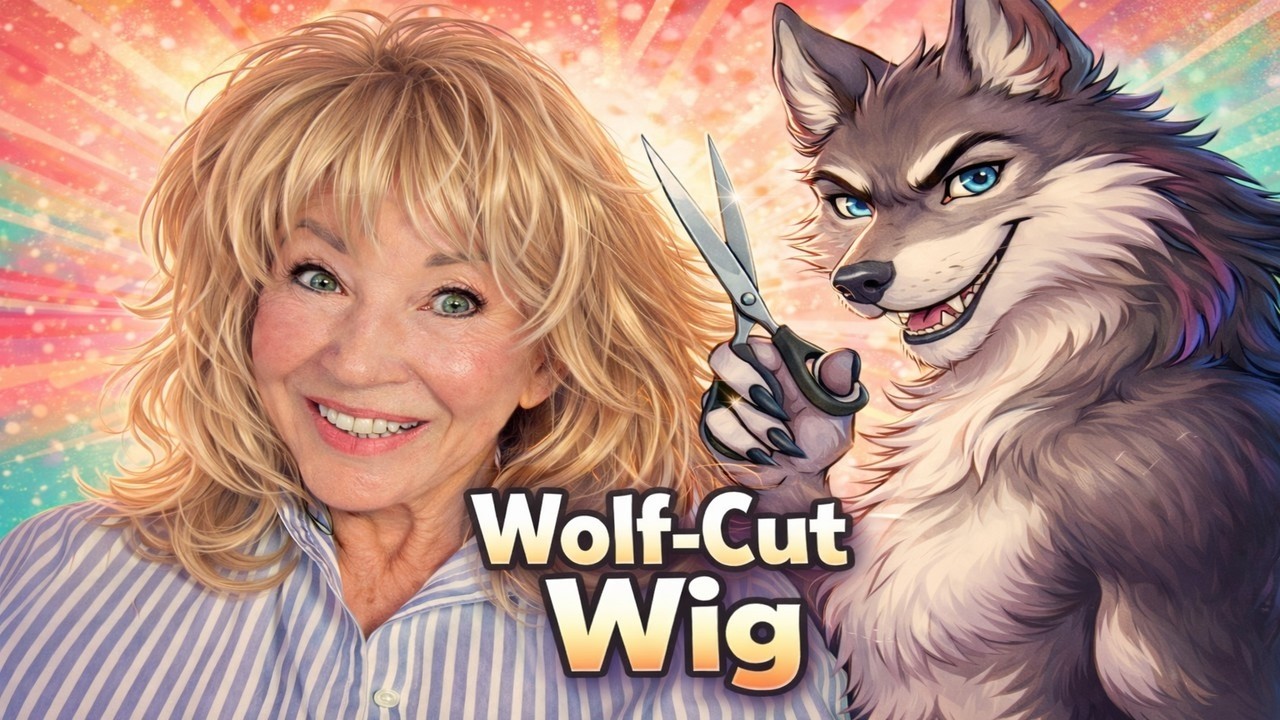 Wolf Cut Wig Hack: The Two-Ponytail Method