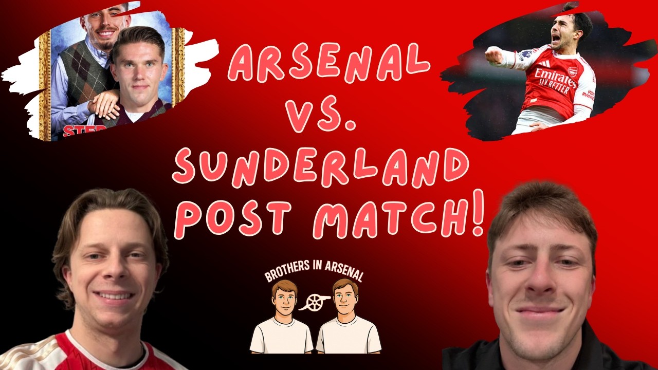 Zubimendi Stunner & Gyökeres Brace! | Arsenal 3–0 Sunderland Post-Match Reaction