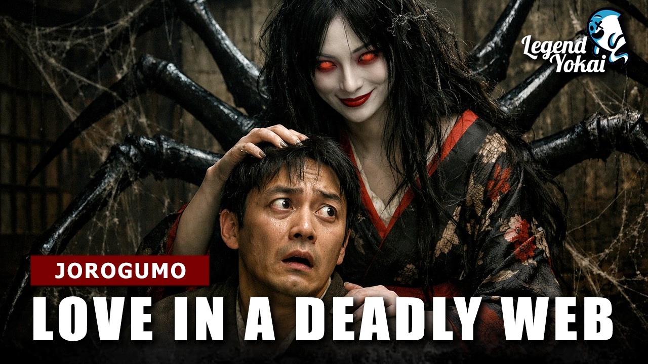 Jorogumo - Beautiful Spider Lady | Japanese Urban Legend Yokai
