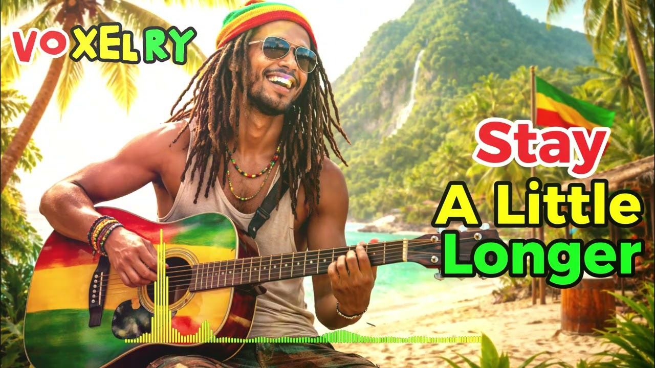 Stay a Little Longer 🌴 - VOXELRY Modern Reggae Love Song | Chill Romantic Vibes