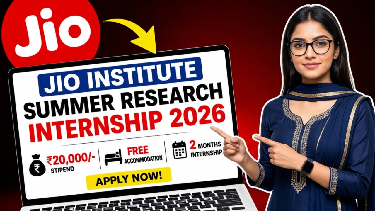 Jio Institute Summer Internship 2026 | Apply Before 17 May