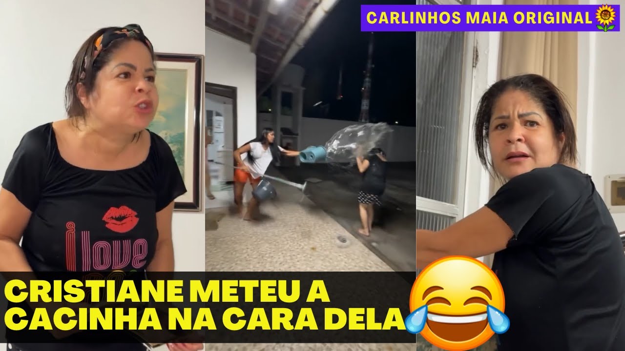 O PAU QUEBROU | O PAPEL QUE CARLINHOS DEU A CRISTIANE CASTRO NA CASA DA BARRA | CARLINHOS MAIA 🌻