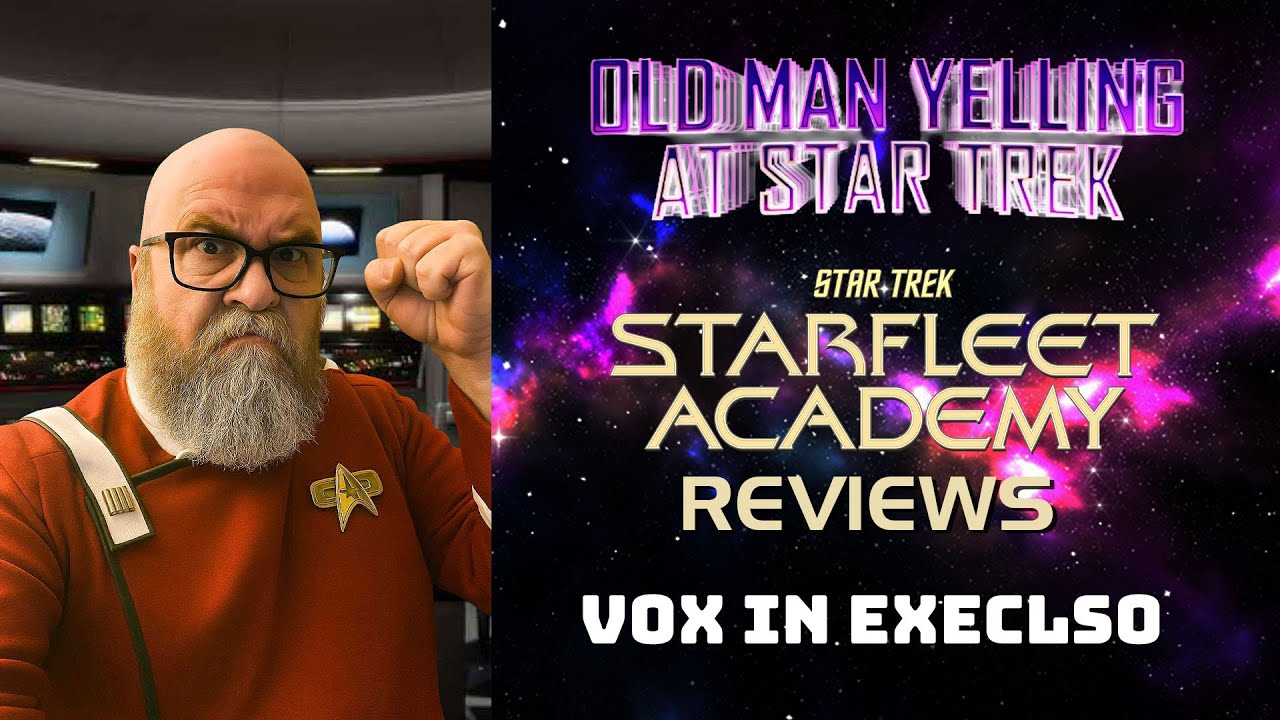 Old man Yelling At Star trek Academy 