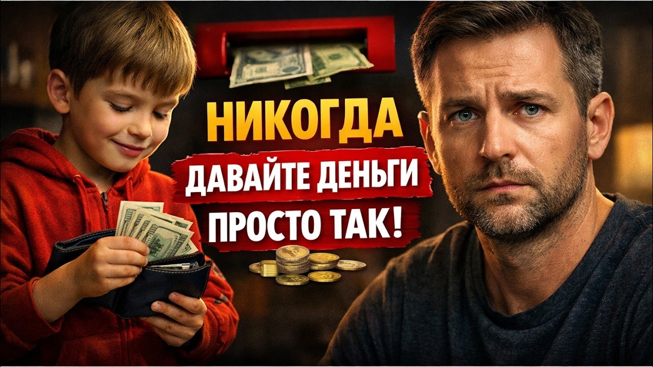 НИКОГДА не давайте карманные деньги ПРОСТО ТАК. 1 ОШИБКА, которая воспитает БЕДНОГО взрослого