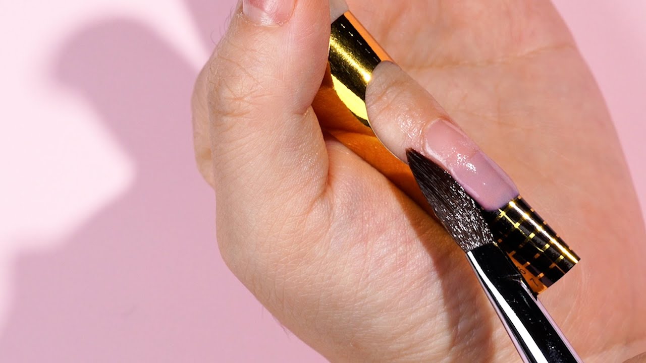 Modelones Acrylic Powder nail tutorial for beginners#modelones   #nailsoftheday  #nailtutorial