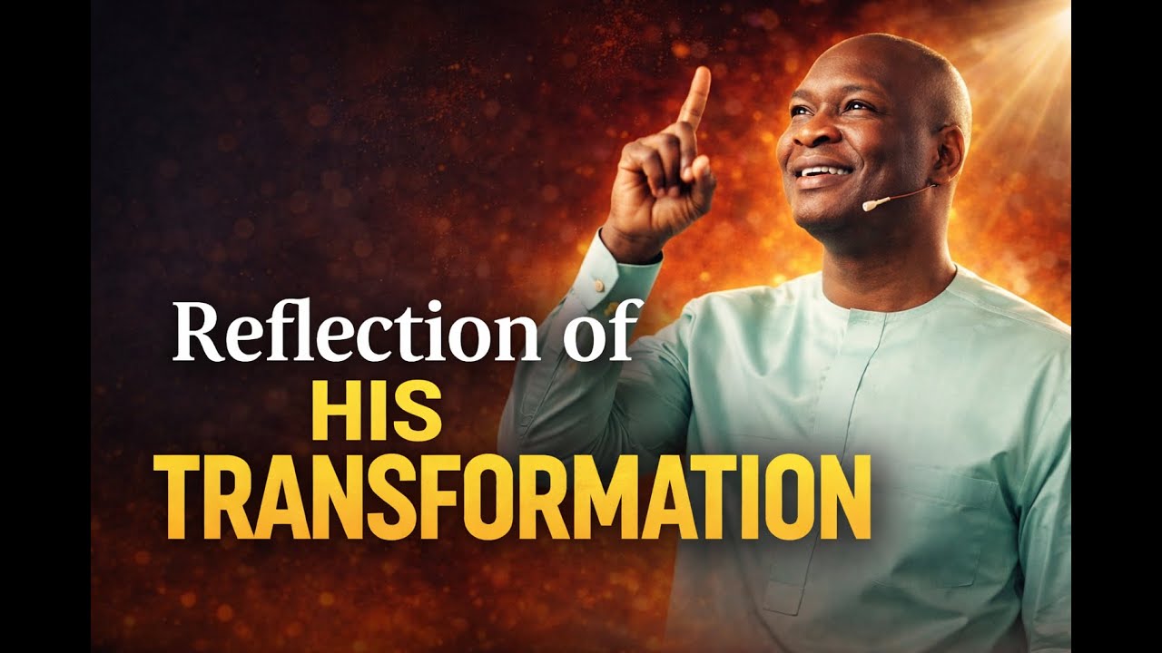 Reflection of his transformation 