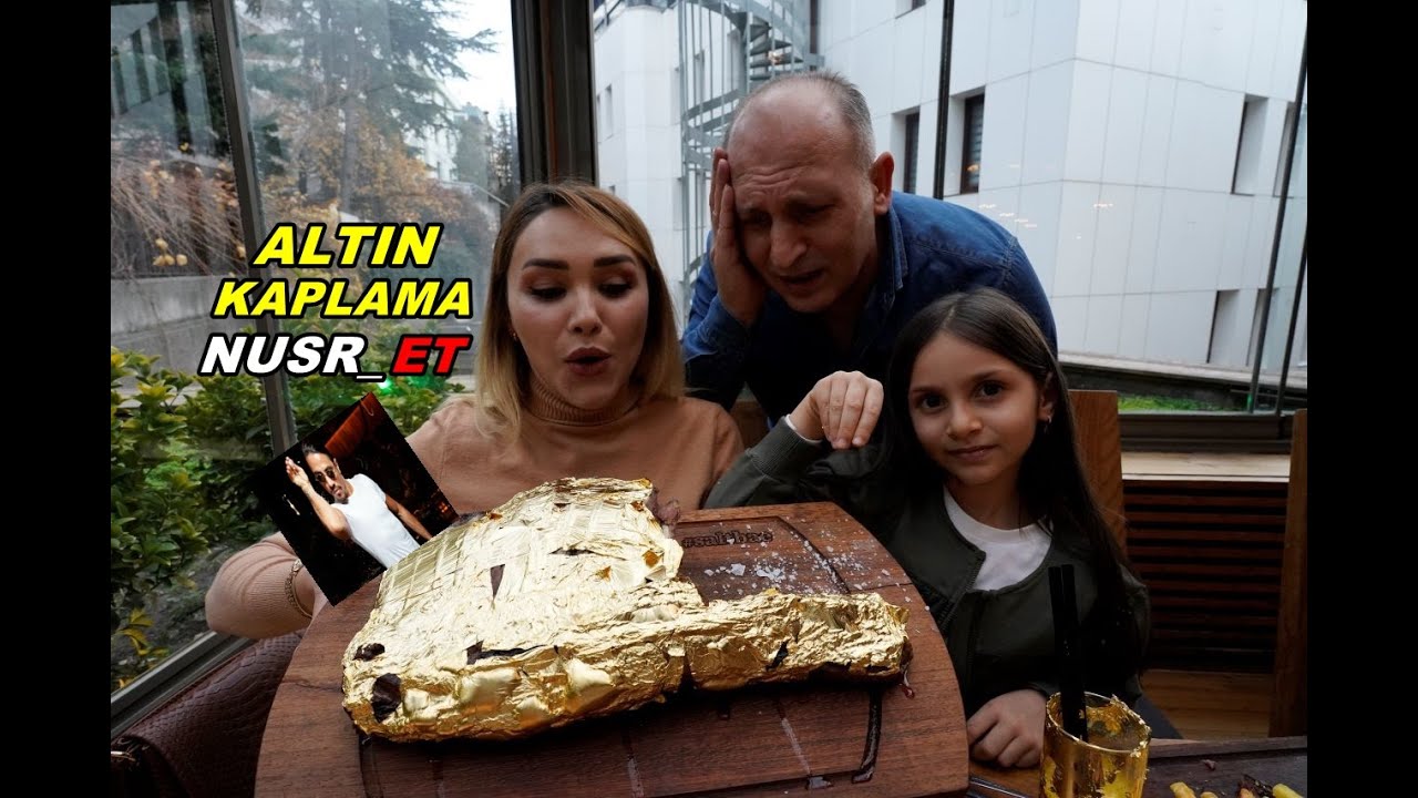NUSRET'TE ALTIN KAPLAMA ET VS. ALTIN KAPLAMA HAMBURGER ! TANER FENALIK GEÇİRDİ