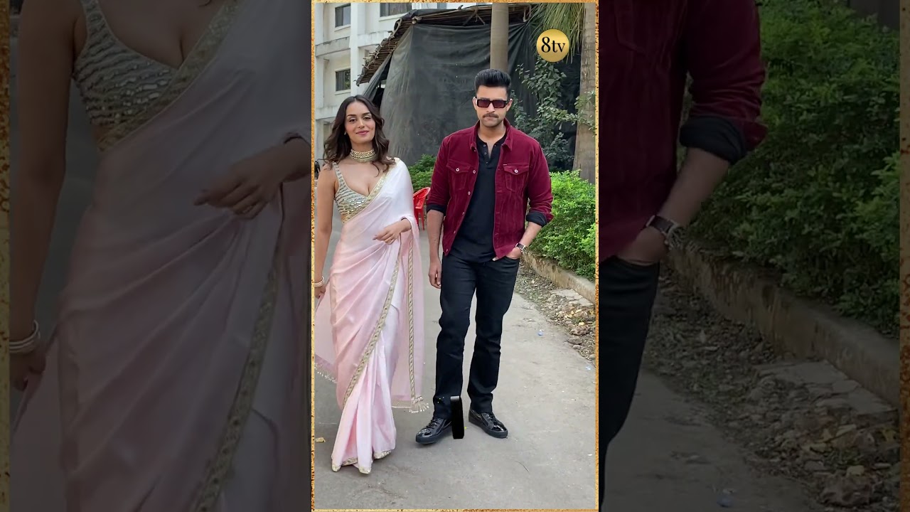 Manushi Chhillar and Varun Tej promote their upcoming movie 'Operation Valentine' | @chaiandchuran