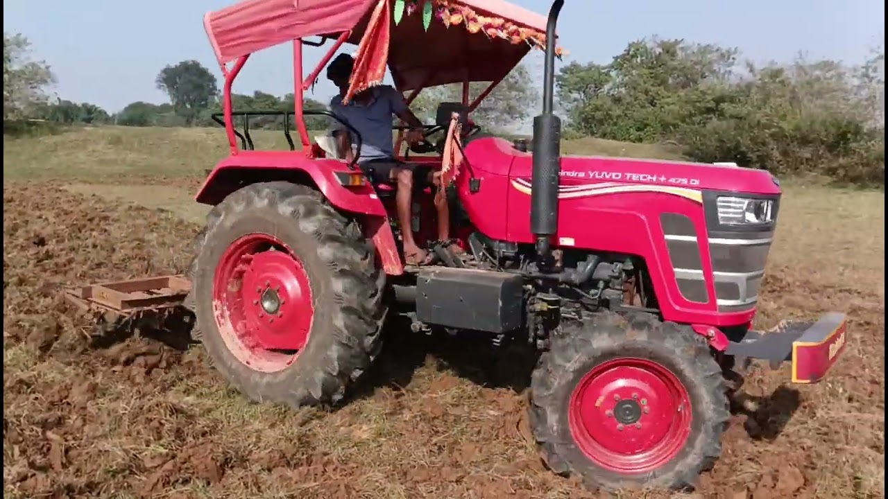 Mahindra yuvo tech plus new model (4wd 475 di cultivater performance  India's best tractor )