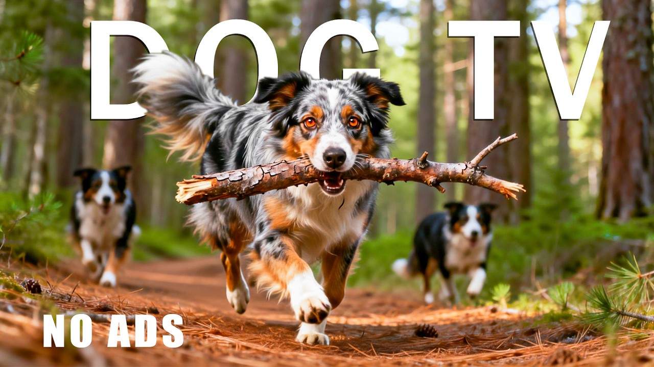 12 Hours Dog TV 🐾 Calming Music & Relaxing Forest Walks for Dogs Home Alone | Anxiety Relief Music