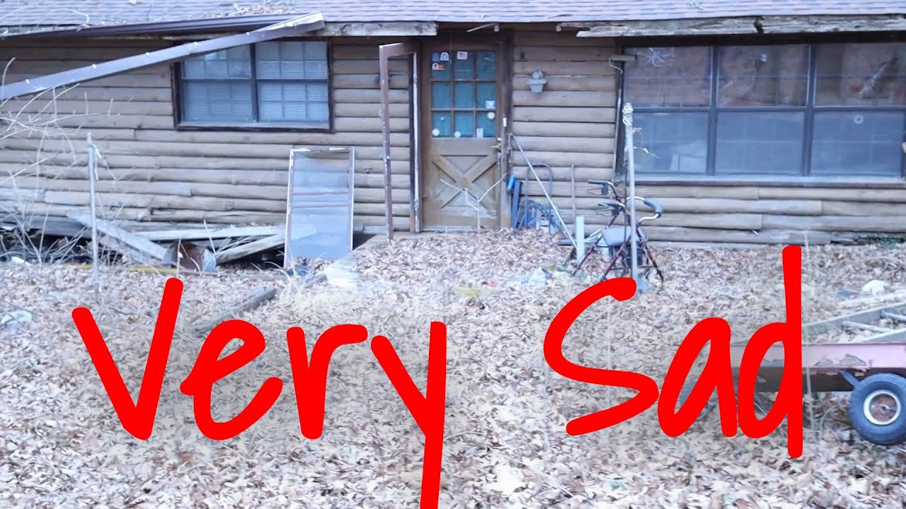 The saddest abandoned hoarder house. EVERYTHING left behind!