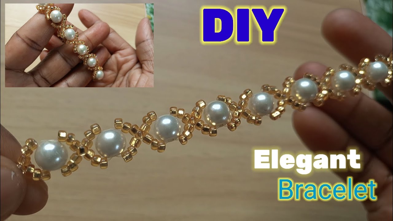 New!!!! Video oooo, #diy #beaded bracelet //Step by step tutorial