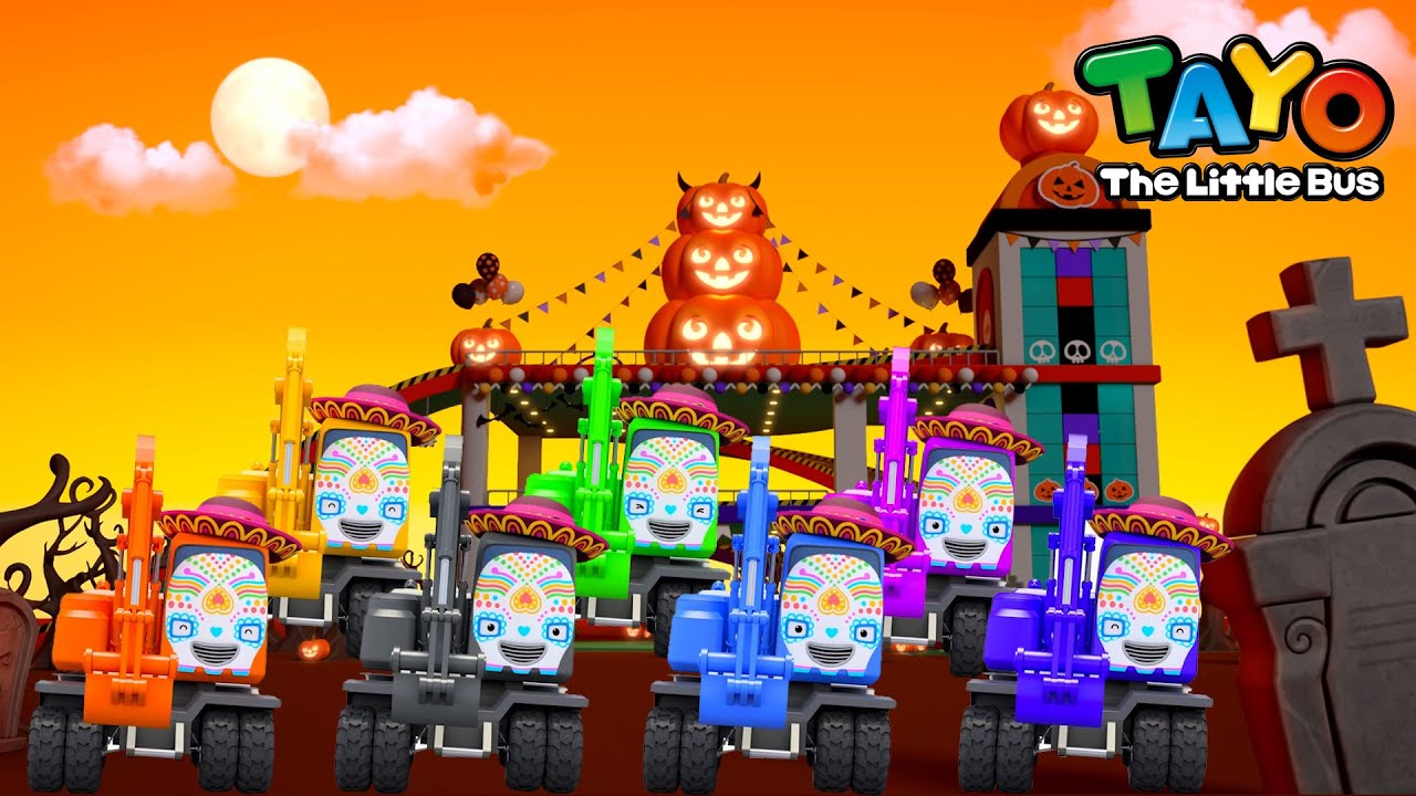 【新着】ちからもち、はたらくくるま ハロウィンソング l Ten in the bed Halloween l じゅっぴきのこども (ハロウィンバージョン) l 子どもの歌 l ちびっこバス タヨ