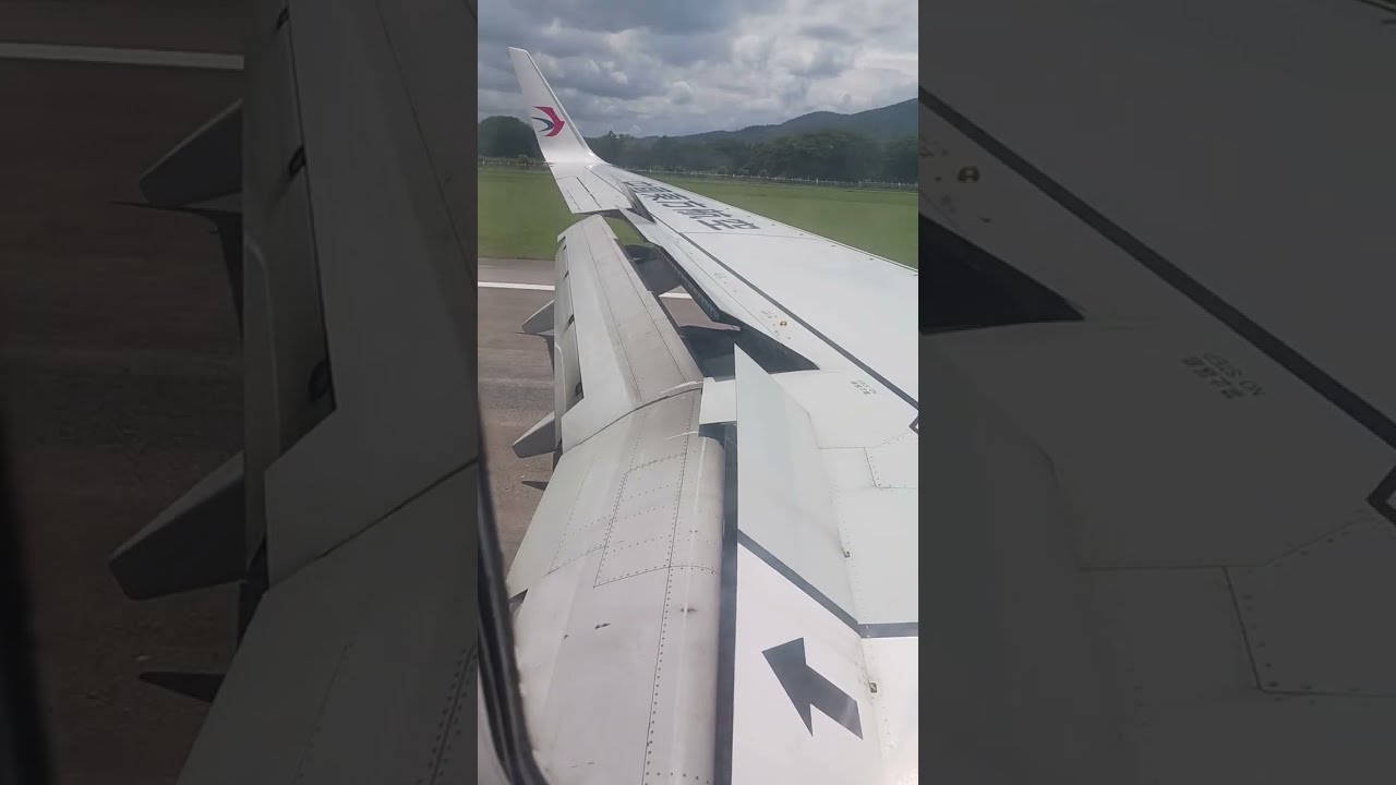 중국동방항공 치앙마이 공항 착륙 China Eastern Airlines landing in Chiang Mai Airport (737-800, B-5857)