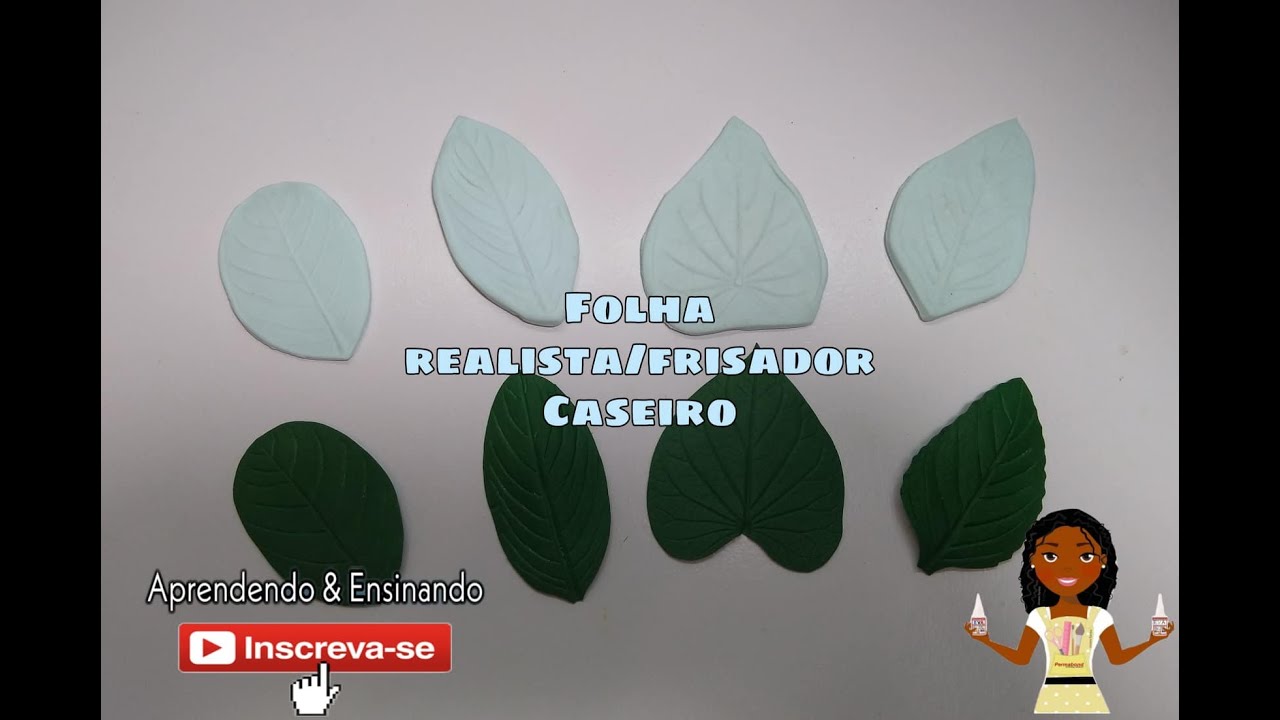 inicie no artesanto com matérias caseiro- Frisador caseiro de folha e  biscuit