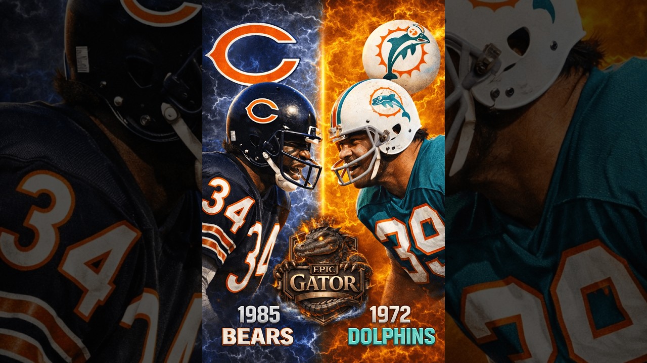 85 Bears vs 86 Giants — Payton vs Taylor GOAT Clash | Epic Gators TV Simulation — Who Wins? Vertical