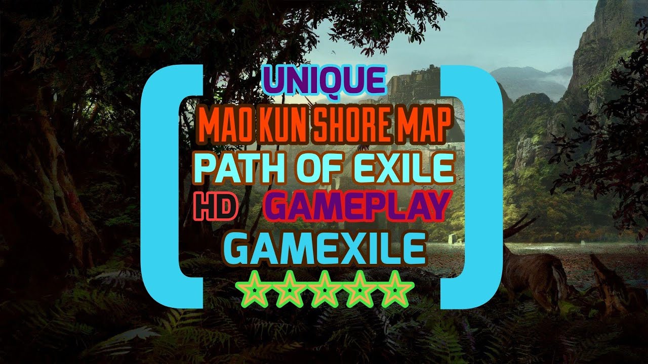 Mao Kun Shore Map (UNIQUE) - Path Of Exile - Occultist Bane Gameplay - POE