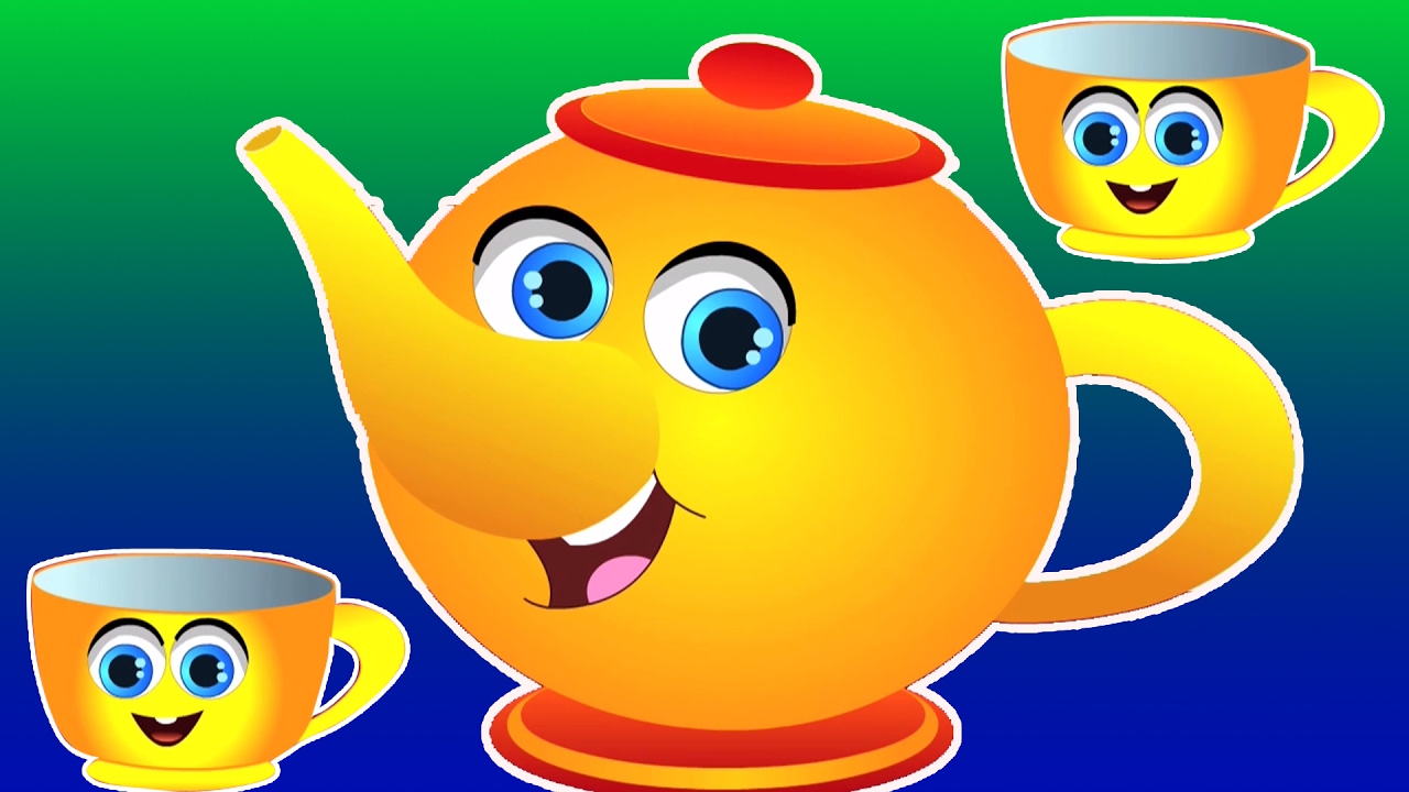 Eu sou um pequeno bule | Rimas para bebês | Musica infantil | I am A Little Teapot | Children Rhyme