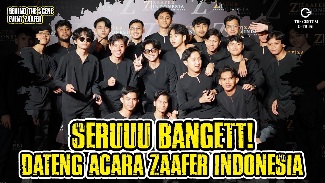 KESERUAN DIBALIK LAYAR ACARA ZAAFER di BANDUNG | Daily Vlog