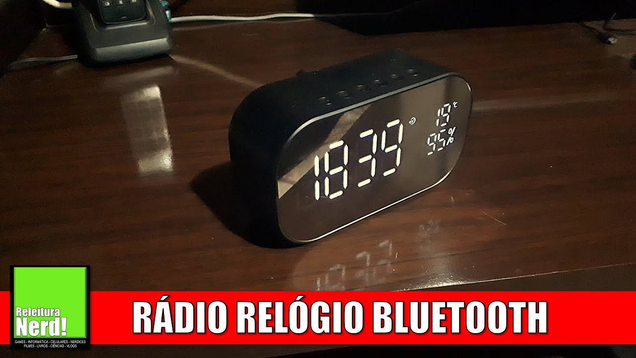 Rádio relógio bluetooth - Caixa De Som Rádio Relógio Despertador Bluetooth Mp3 Usb Sd - YAYUSE S2