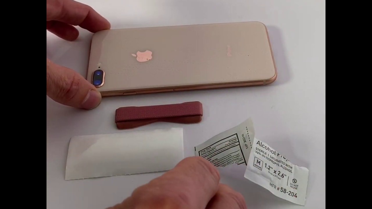 How to Install LoveHandle with Adapter Sticker on iPhone 8/X/11 and Silicone Cases