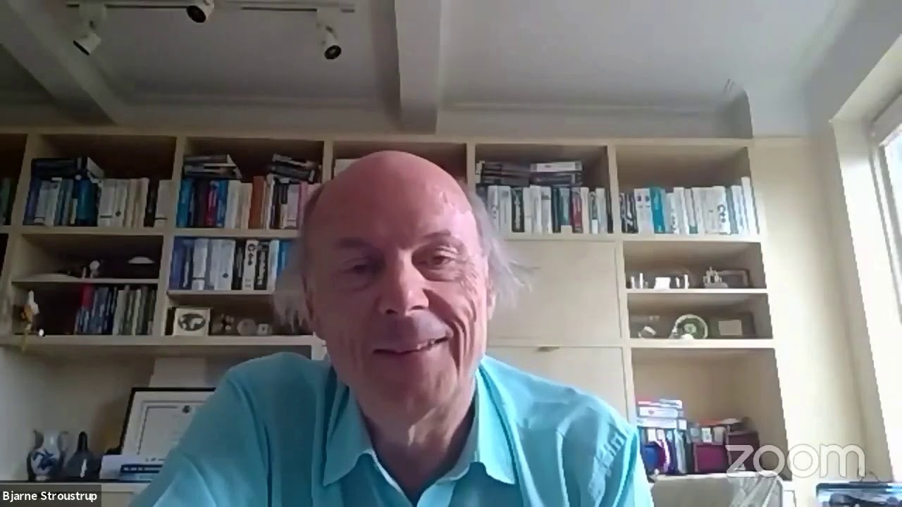 Ask Me Anything with Bjarne Stroustrup, hosted by John Regehr