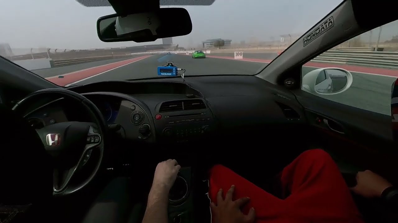 Mako's Civic FN2 K24 in Dubai Autodrome - Insta360