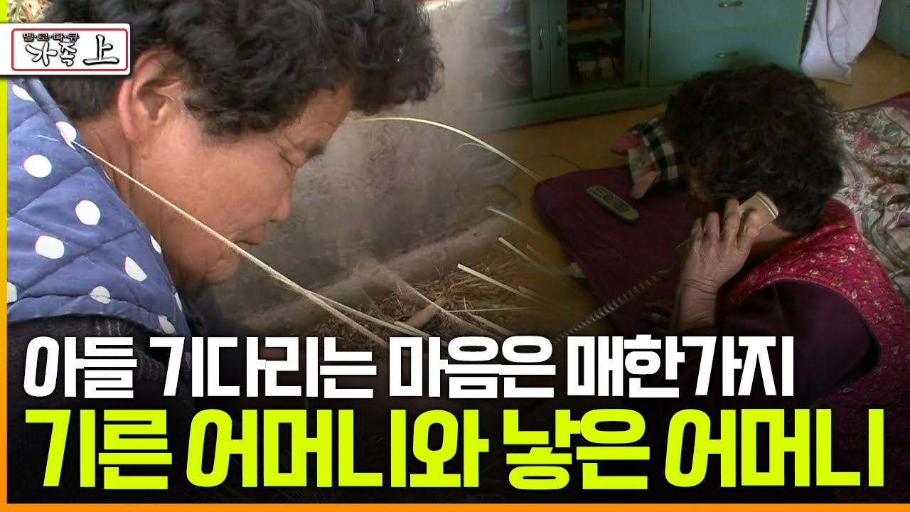 [다큐 ‘가족’ 12회 上] 아들 기다리는 마음은 매한가지 기른 어머니와 낳은 어머니