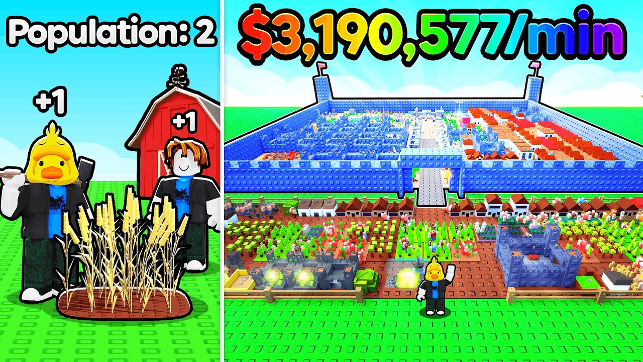 I Built BIGGEST EMPIRE and Made $48,308,199 in Roblox!
