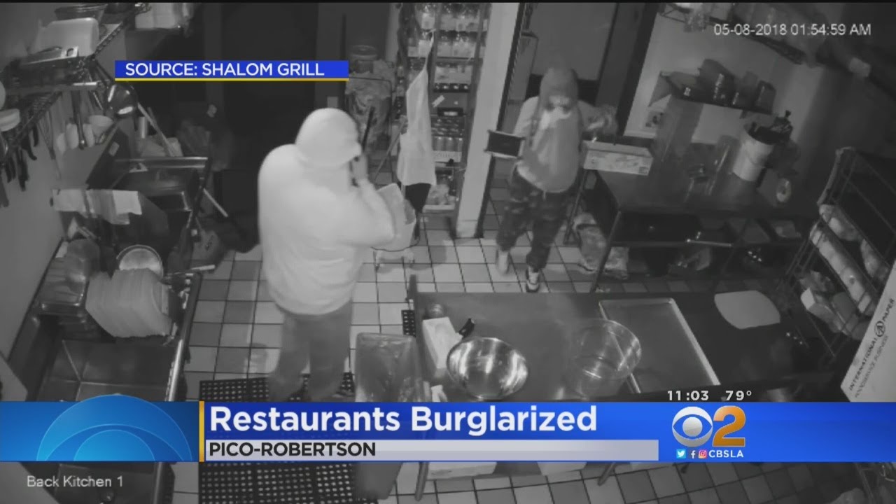 Caught On Video: Burglars Break Into Pico-Robertson Restaurants